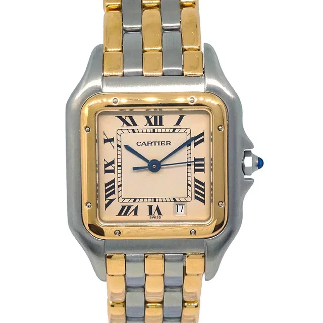 Cartier Panthere MM Quartz Watch SS 18KYG from AMORE Vintage Tokyo