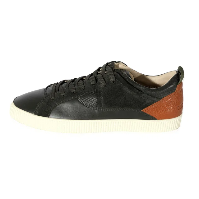Dolce & Gabbana Leather Low Top Sneaker Green Tan in Brown Leather from myGemma