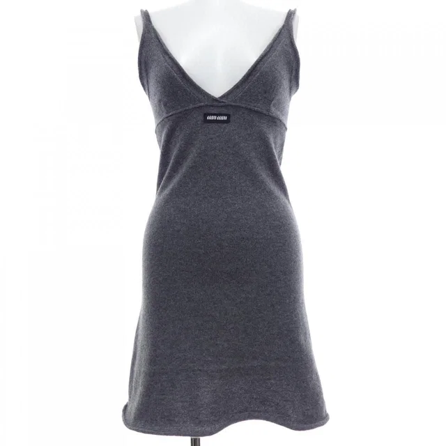 Miu Miu Cashmere Tank Dress in Cashmere from The Reluxe