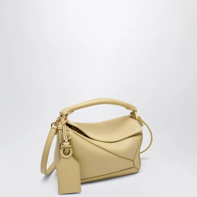 Loewe Puzzle Featherlight bag in butter-coloured nappa leather, photo 2 of 7 from SENSER