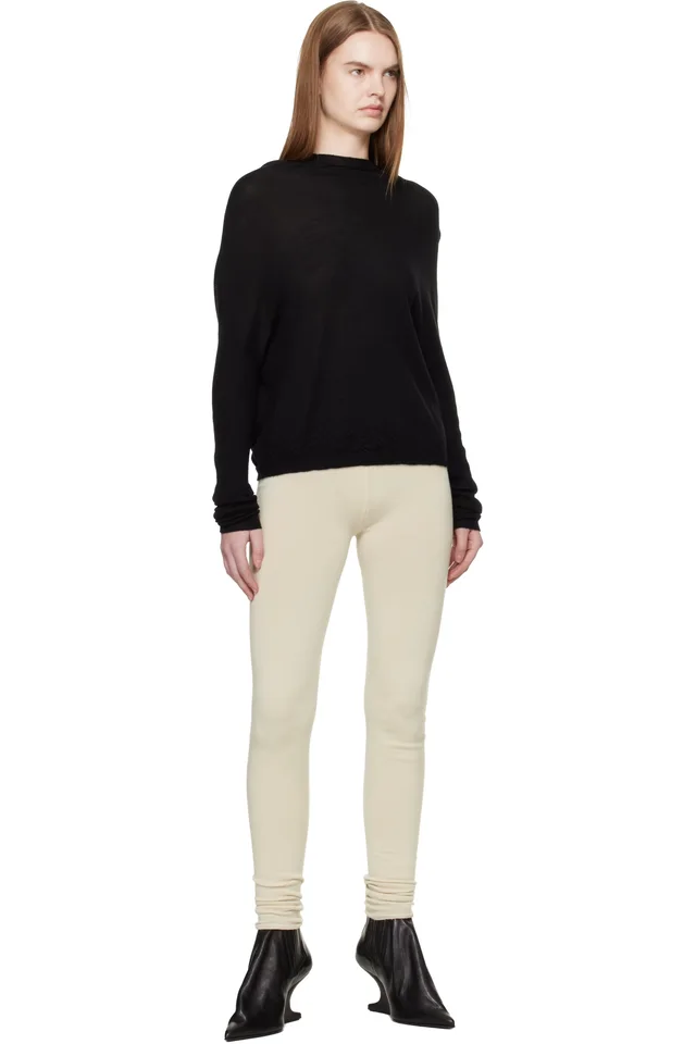 Rick Owens Black Temple Crater Knit Sweater, photo 4 of 4 from SSENSE