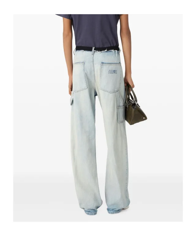 Mm6 Maison Margiela Belt-loop jeans, photo 6 of 7 from SENSER