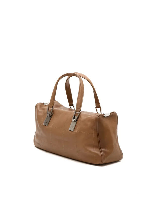 Chanel CC Choco Bar Tote Bag in Leather from A Retro Tale, photo 2 of 8