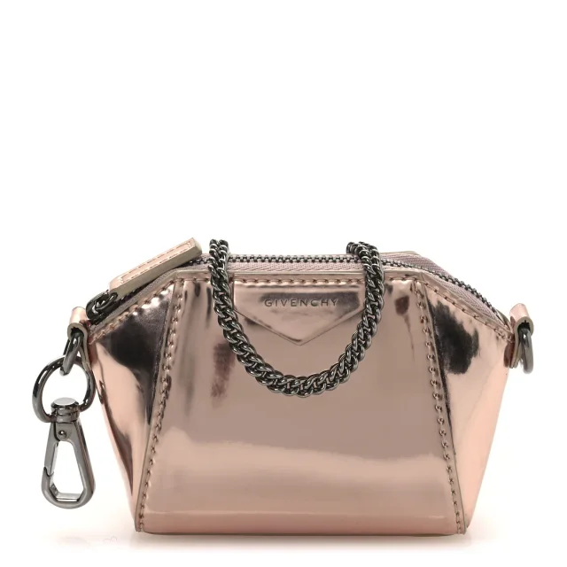 Givenchy Metallic Baby Antigona Light Pink in Pink Patent leather from FASHIONPHILE, photo 8 of 11
