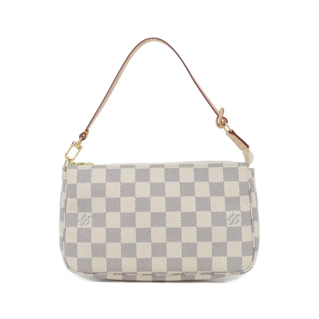 Louis Vuitton Damier Azur Pochette Accessoires Pouch in Coated canvas from The Reluxe