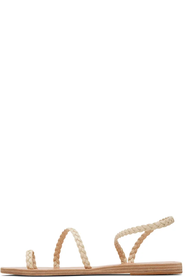 Ancient Greek Sandals Off-White Eleftheria Sandals, photo 3 of 5 from SSENSE