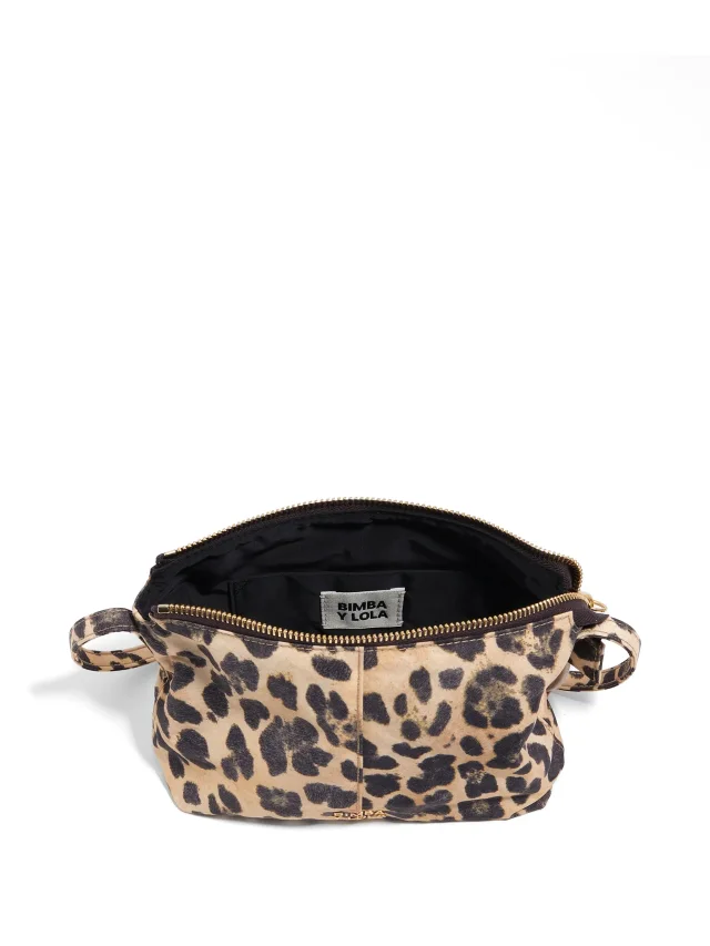 BIMBA Y LOLA mini leopard crossbody bag, photo 2 of 2 from FARFETCH