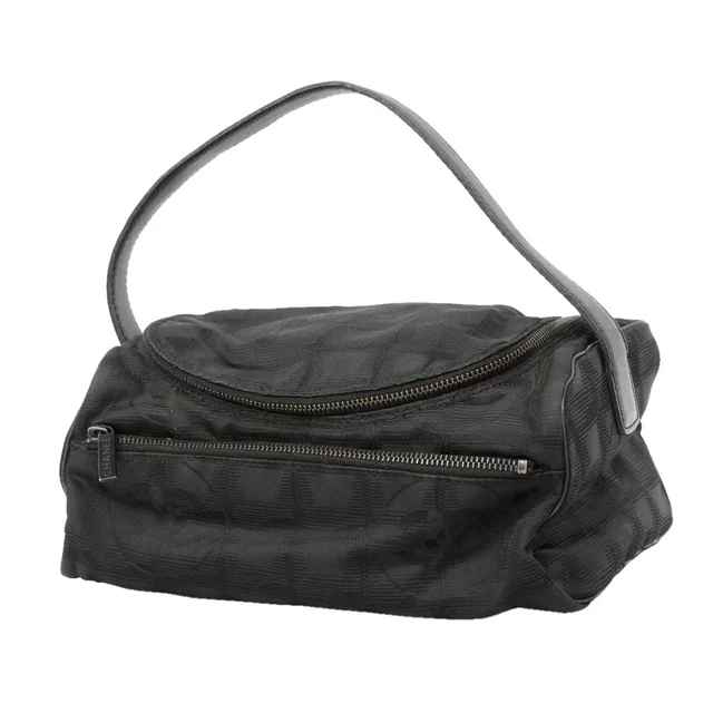 Chanel Vanity Bag New Travel Nylon Black in Black Nylon from The Reluxe