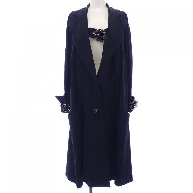 Chanel 20S Coat Black in Black from The Reluxe
