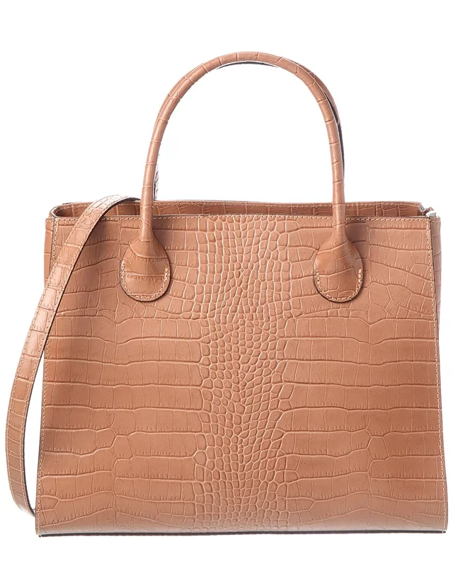Italian Leather Top Handle Tote, image 1 of 1 from Rue La La