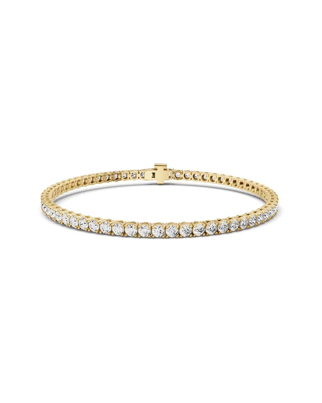 Lab Grown Diamonds 14K 4.00 ct. tw. Lab-Grown Diamond Tennis Bracelet, image 1 of 1 from Rue La La
