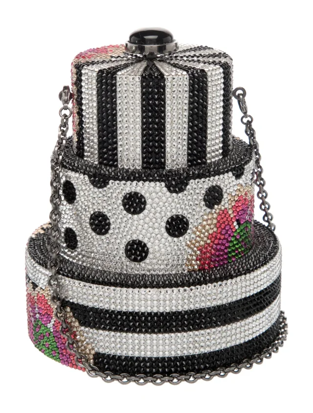 Judith Leiber Crystal g Couture Tiered Cake in multicolor Leather from The RealReal, photo 4 of 6