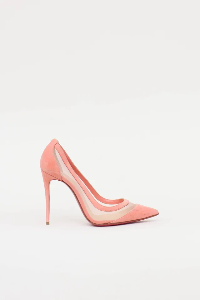 Christian Louboutin Galativi 100 Pump in Suede from VSP Consignment