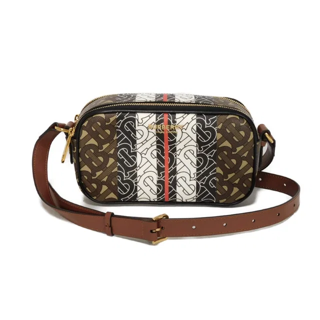 Burberry TB Monogram E Canvas Camera Bag in Canvas from LuxUness