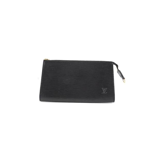 Louis Vuitton Epi Pouch Black in Black Leather from The Purse Affair