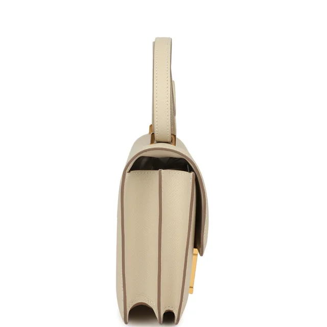 Hermès Constance 18 Craie Epsom Gold Hardware in White Epsom leather from Madison Avenue Couture, photo 2 of 2