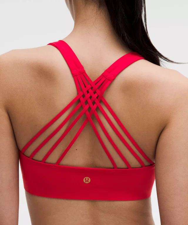 lululemon Lunar New Year FlexyFlex Strappy Yoga Bra *Light Support, A–C Cups in Oxford Red, photo 5 of 5 from lululemon