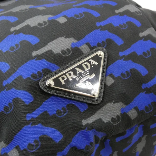 Prada VZ0066 Backpack in BLUETTE DIS. / SILVER hardware TESSUTO STAMPATO from KOMEHYO, photo 4 of 6