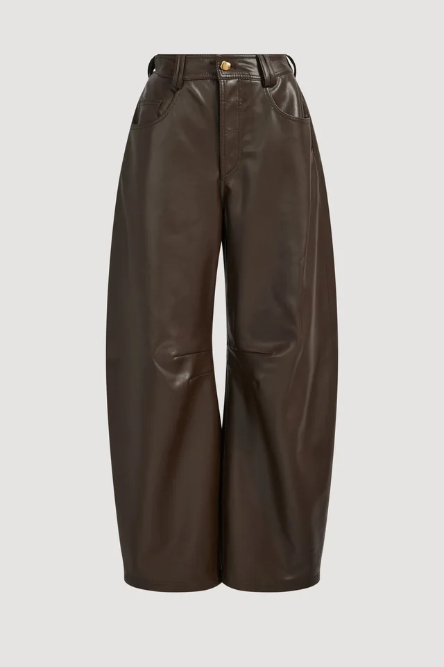 AJE Blair Barrel Pant in Brown from Aje, photo 1 of 1