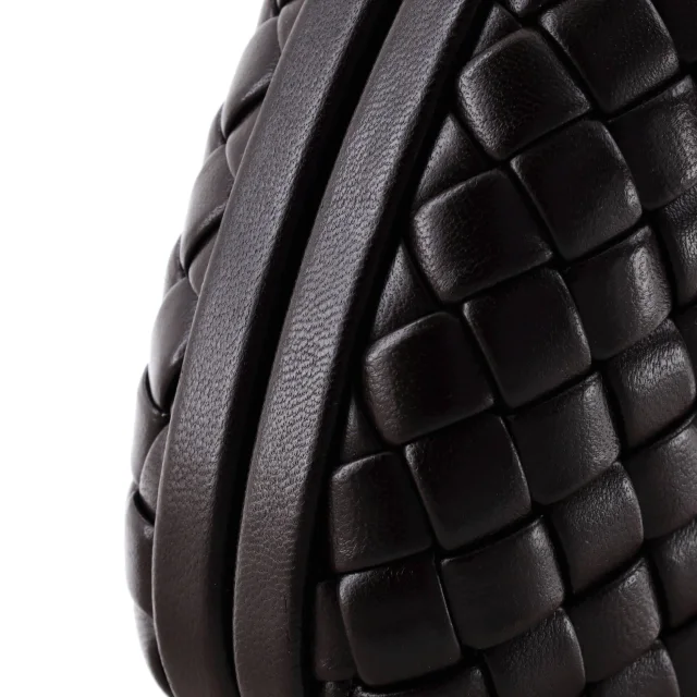 Bottega Veneta Box Knot Clutch NM Intrecciato Nappa Small in brown|red Nappa leather from Rebag, photo 6 of 7