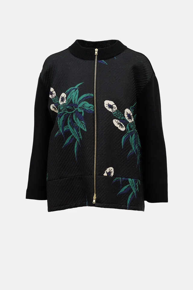Marni Knit Floral & Jacquard Jacket from VSP Consignment