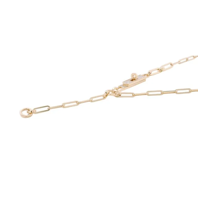 Hermès Kelly Chaine Lariat Necklace Size STH218272B 00ST 18K Yellow Gold in Yellow from GALLERY RARE, photo 2 of 13