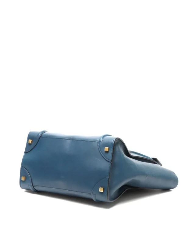 Celine Luggage Mini Bag in Leather from A Retro Tale, photo 4 of 9