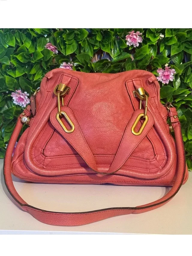 Chloé Paraty Bag in pink Leather from Poshmark