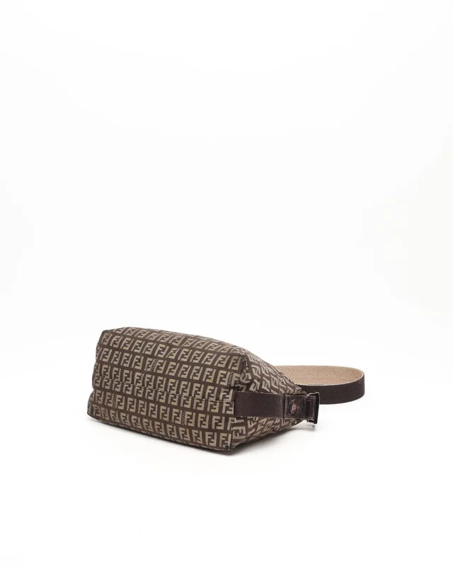 Fendi Zucchino Crossbody Bag in Canvas from A Retro Tale, photo 4 of 12