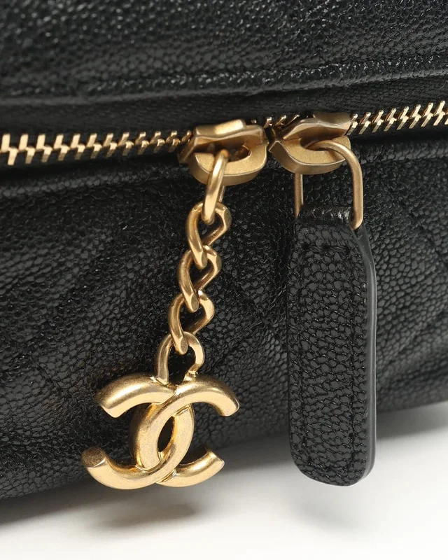 Chanel Caviar Mini Vanity Bag in Caviar leather from A Retro Tale, photo 6 of 10