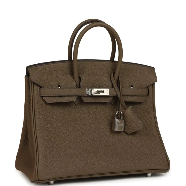 Hermès Birkin 25 Toundra Togo Palladium Hardware in Togo leather from Madison Avenue Couture, photo 2 of 9