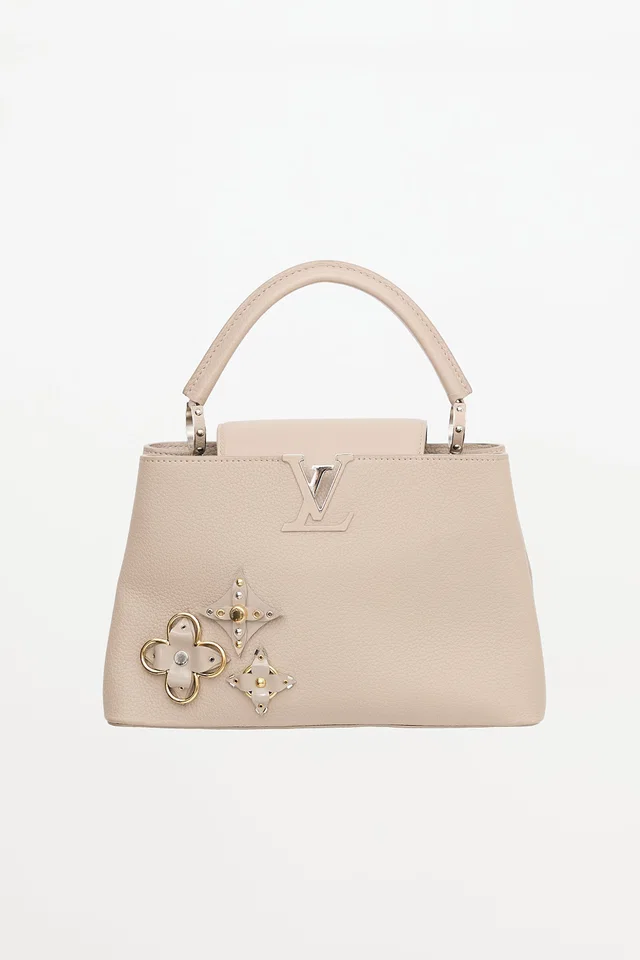 Louis Vuitton 2017 Taurillon Capucine MM Bag in Leather from VSP Consignment