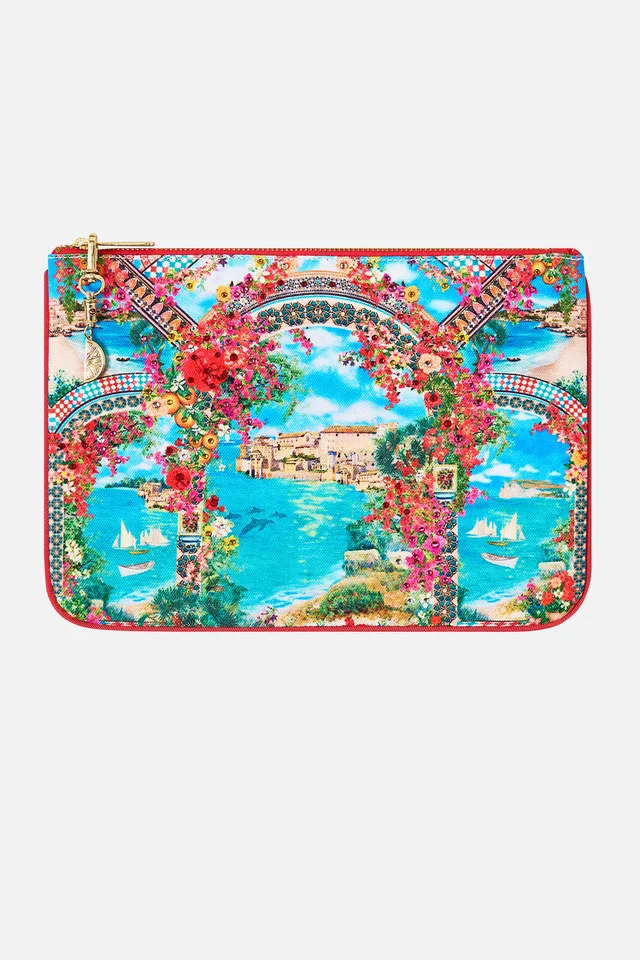 Camilla eBoutique SMALL CANVAS CLUTCH MEET ME IN MALLORCA from CAMILLA, photo 1 of 1
