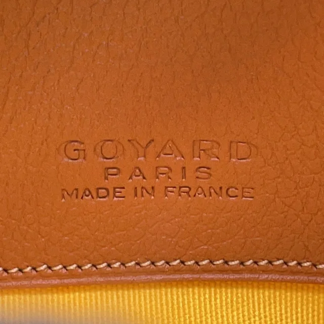 Goyard Sena Pouch Black/TanSENAT2MINTY01CL03P PVC Leather Size Mini in Black Leather from GALLERY RARE, photo 6 of 7