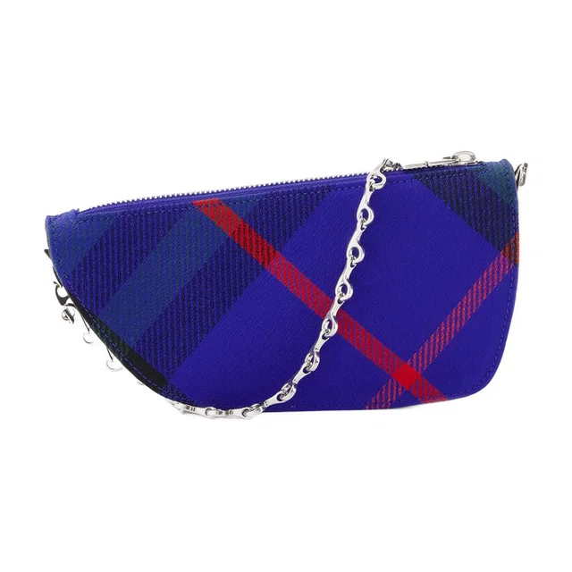 Burberry Micro Shield Wallet — Blue Synthetic in Blue from HEWI