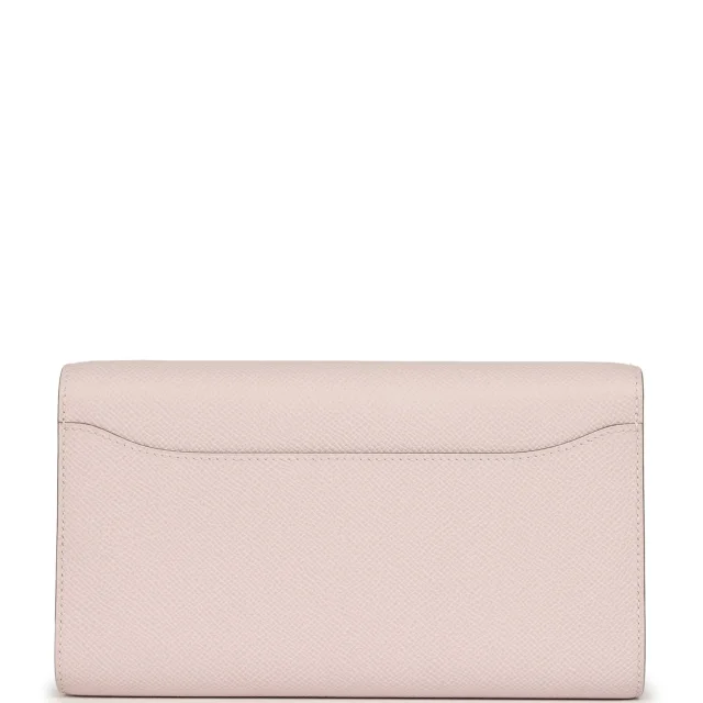 Hermès Constance Wallet To Go Mauve Pale Epsom Lacquered Palladium Hardware in Epsom leather from Madison Avenue Couture, photo 4 of 10