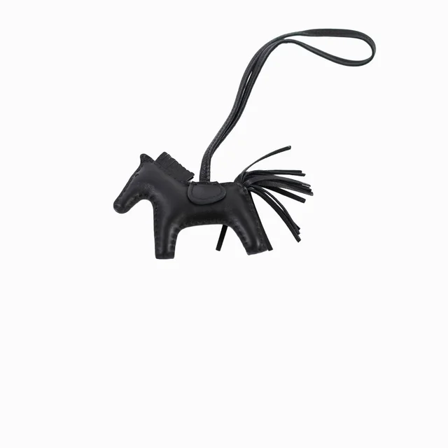 Hermès Rodeo Pm Black in Black Leather from The Purse Affair