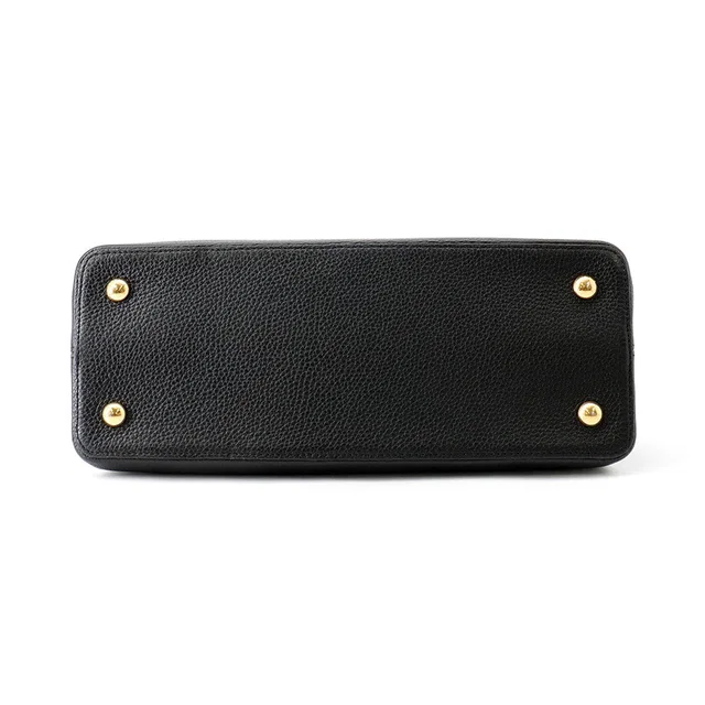 Louis Vuitton Capucines NoirM48864 Taurillon Leather Size MM in Leather from GALLERY RARE