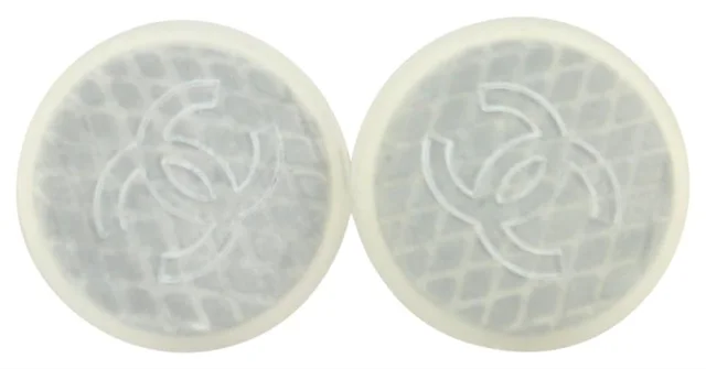 Chanel 99S Quilted Jelly CC Pierce Earrings from Bagriculture