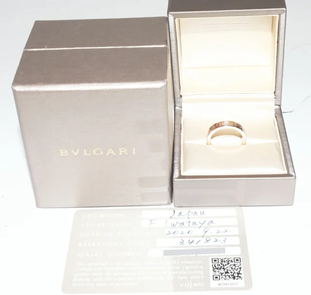 Bvlgari B.zero1 Au750 Diamond Ring Size 52 from LuxUness, photo 3 of 6
