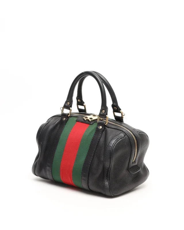 Gucci Sherry Boston Bag in Caviar leather from A Retro Tale, photo 2 of 12