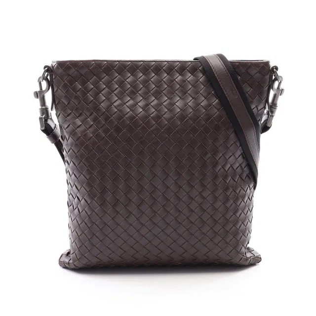 Bottega Veneta Intrecciato Leather Shoulder Bag in Woven leather from LuxUness