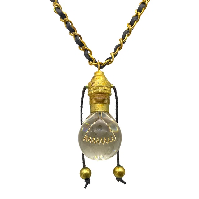 Chanel Vintage Necklace Light Bulb Motif Accessory 94P from Luxury Promise