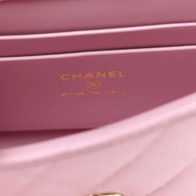 Chanel Caviar Quilted Coco Handle Clutch in Pink Caviar leather from FASHIONPHILE, photo 6 of 11