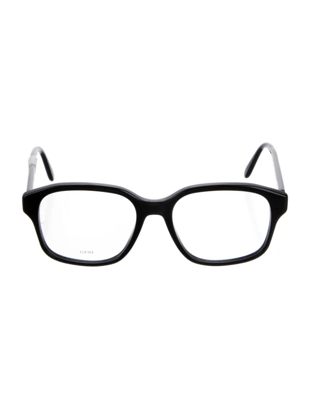 Loewe Square Eyeglasses w/ Tags in black from The RealReal