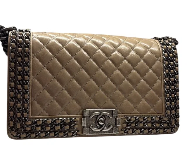 Chanel Boy Bag with Chain Detail from Luxury Promise
