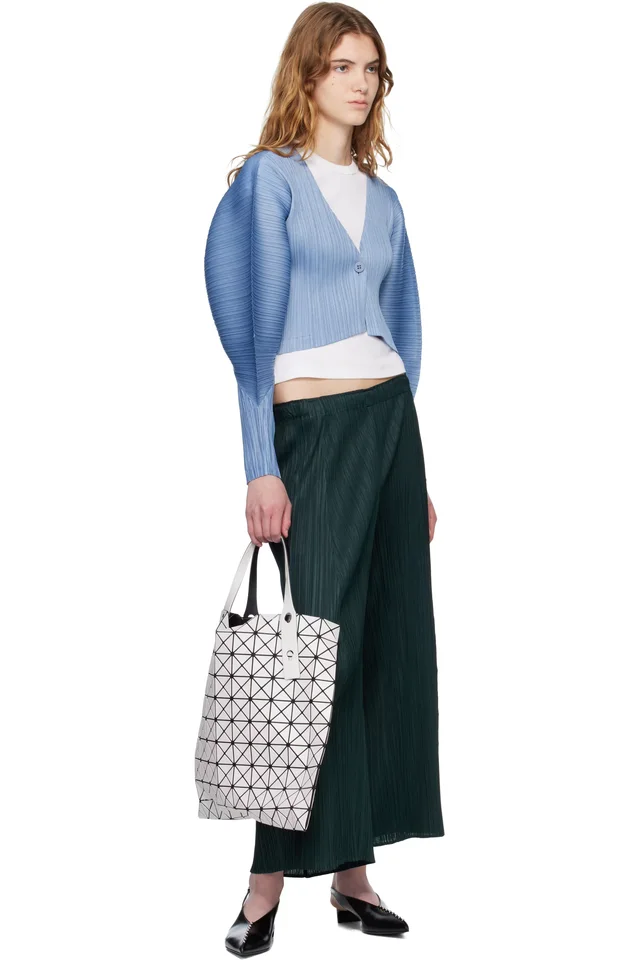 BAO BAO ISSEY MIYAKE White Prism Matte-2 Tote, photo 4 of 4 from SSENSE