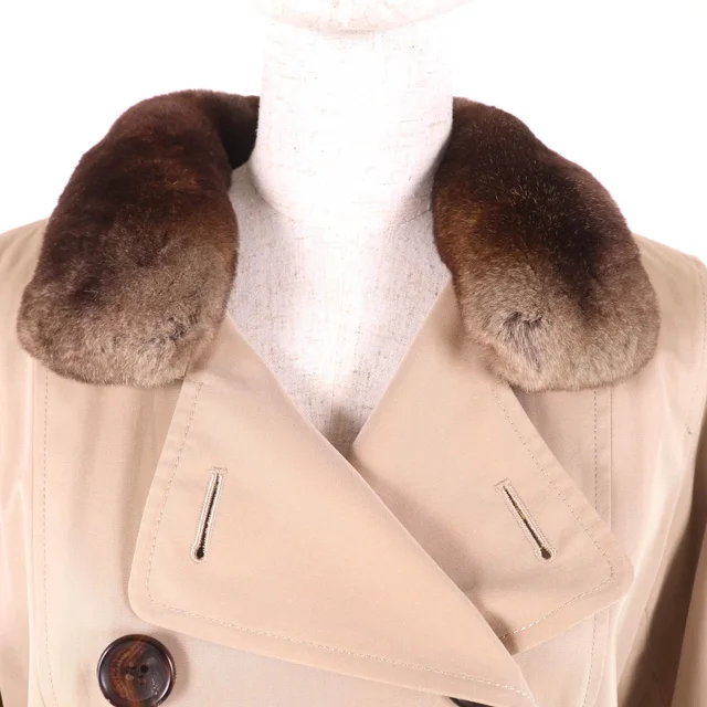 Burberry London Rex fur trench coat from LuxUness, photo 2 of 2