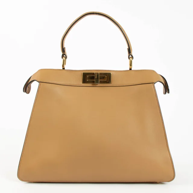 Fendi Beige Leather Medium Peekaboo IseeU Bag in Beige Leather from Labellov, photo 4 of 6