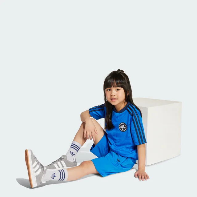 Adidas Tee Set Kids in Blue, photo 3 of 8 from adidas (US)